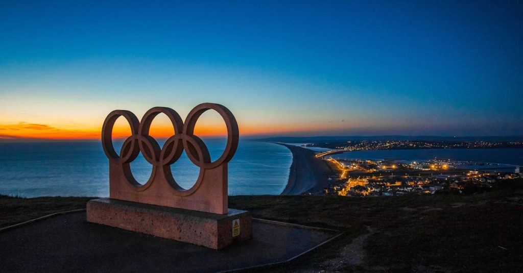 Olympic Symbol Landmark