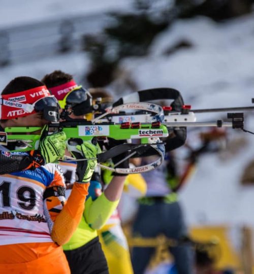 Cross Country Biathlon Winter Sport Event