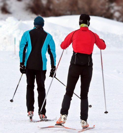 Outdoor Winter Sport Cross Country Skiing