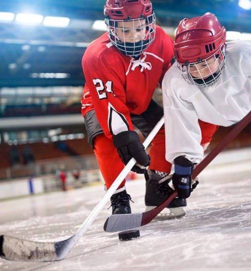Ice Hockey Junior Match in the Arena.