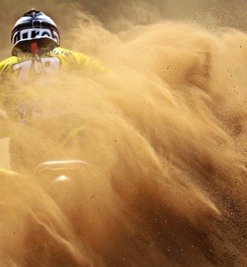 Motocross Enduro Event In the Desert