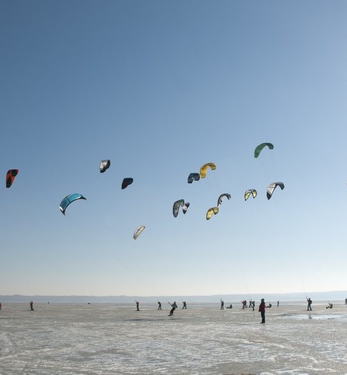 Snow Kitesurfing Event