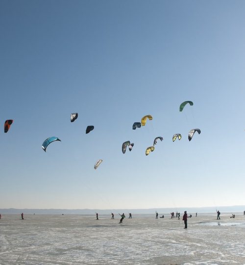 Snow Kitesurfing Event