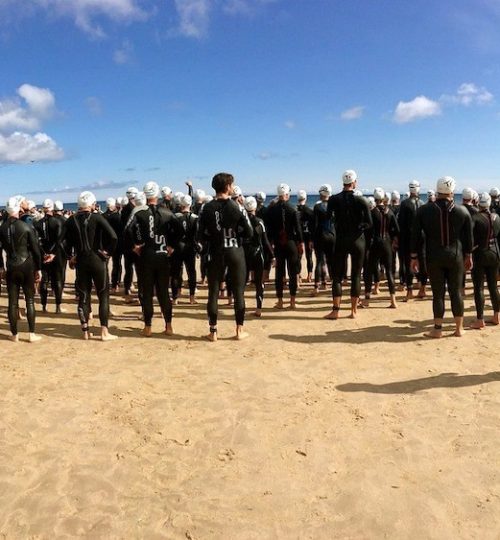 Swimming Stage Triathlon Event