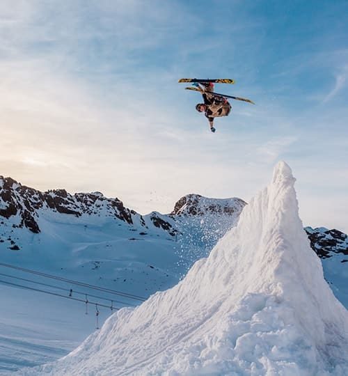 Big Air Freestyle Skiing